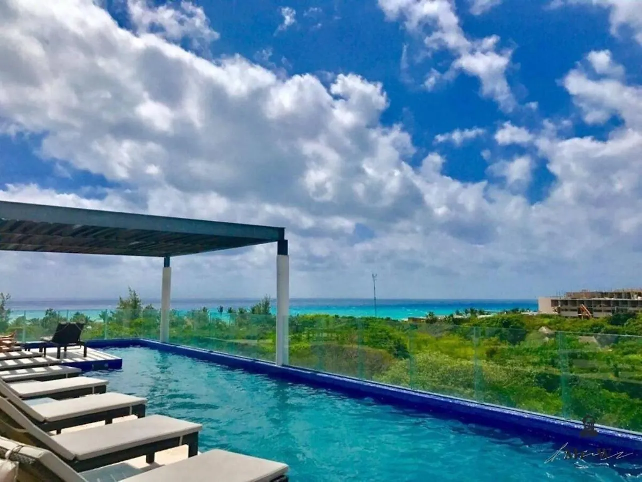 Appartement Oceanview Rooftop Pool Spa Tub Steps To Beach Playa del Carmen